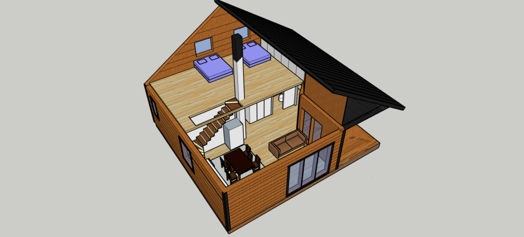 LOckCornerin Keima Huvilan sisäkuvaa