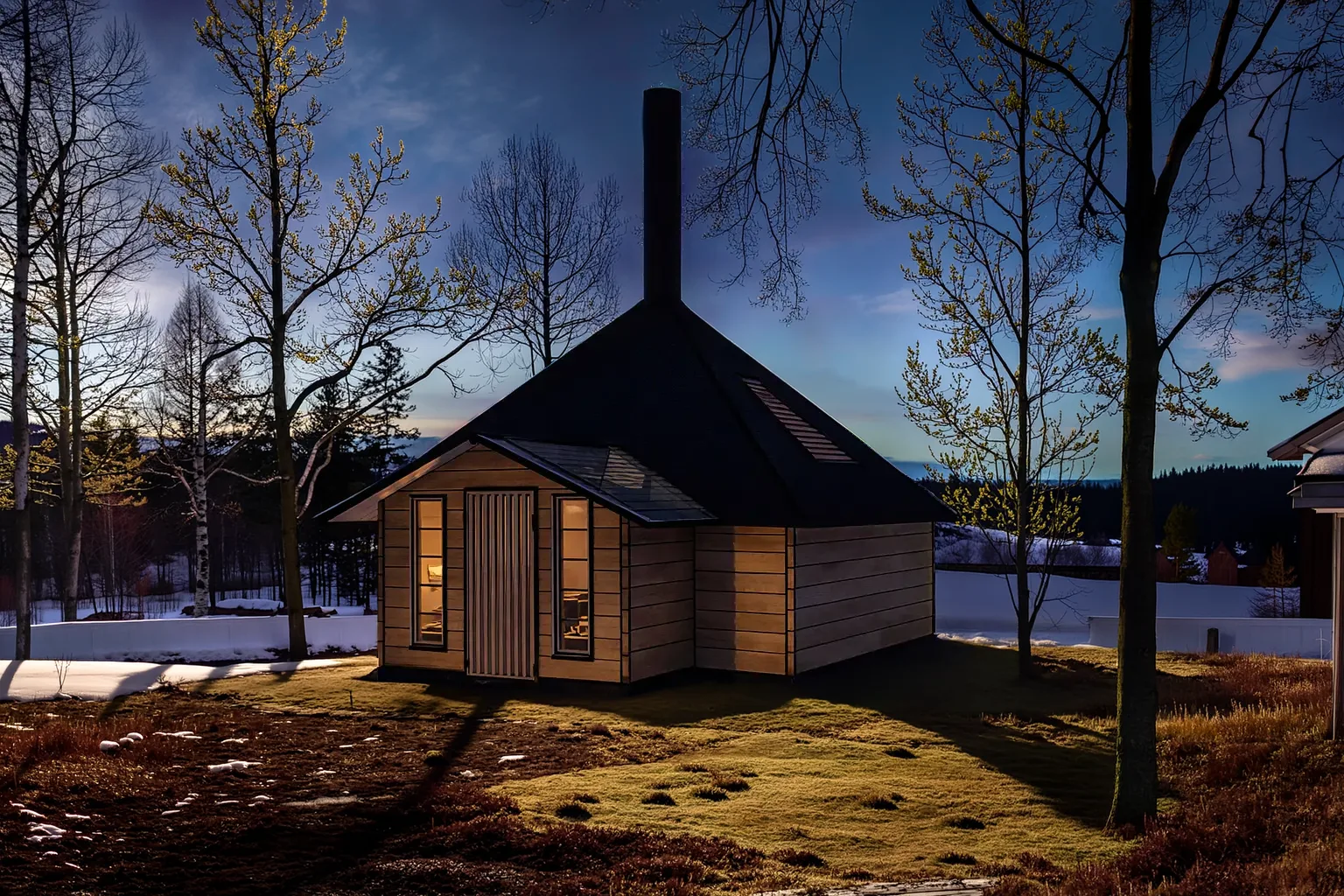 LockCorner kota Paljukka keväisessä maisemassa.