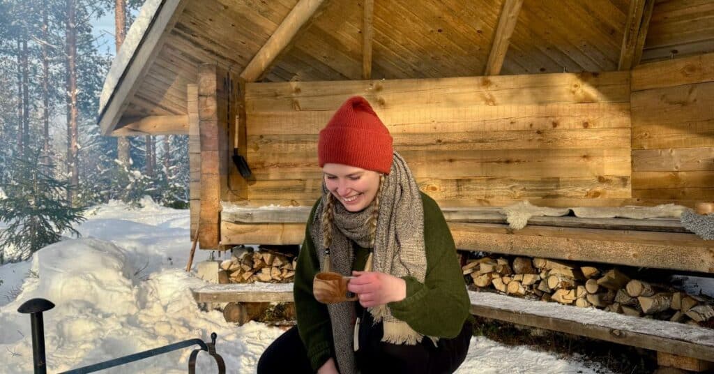 Laavulla voi keittää vaikka kahvit.